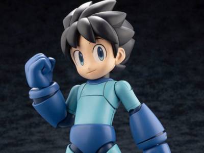 Mega Man 11 Model Kit Can Be Posed Without His Helmet