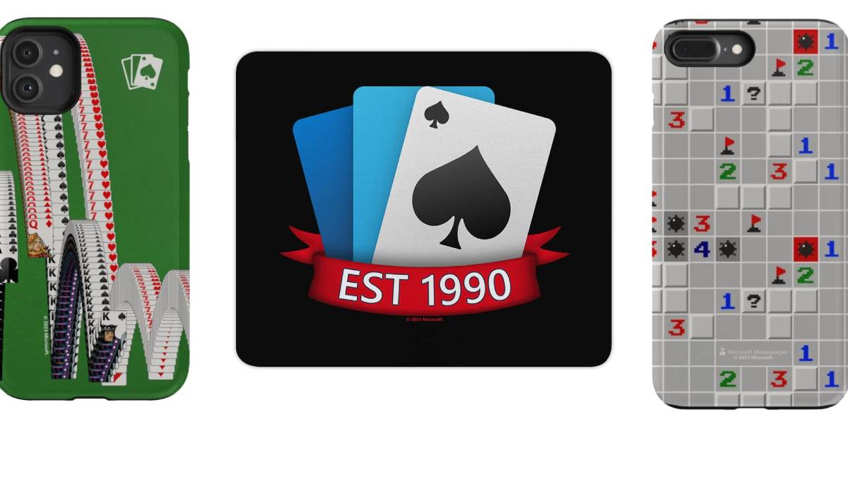 Microsoft Selling Minesweeper and Solitaire Merchandise