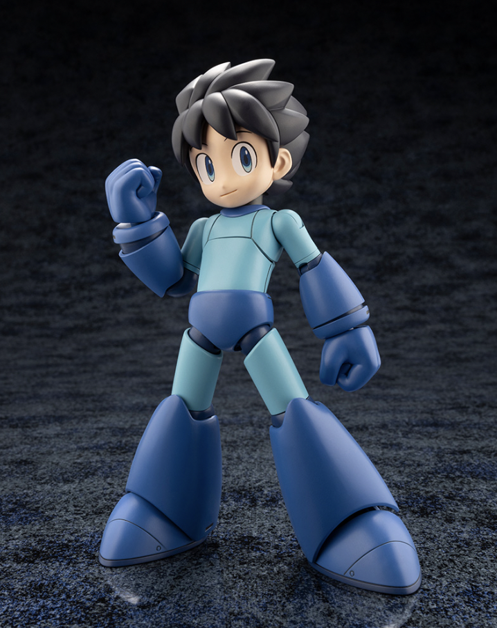 Mega Man 11 Model Kit Can Be Posed Without His Helmet