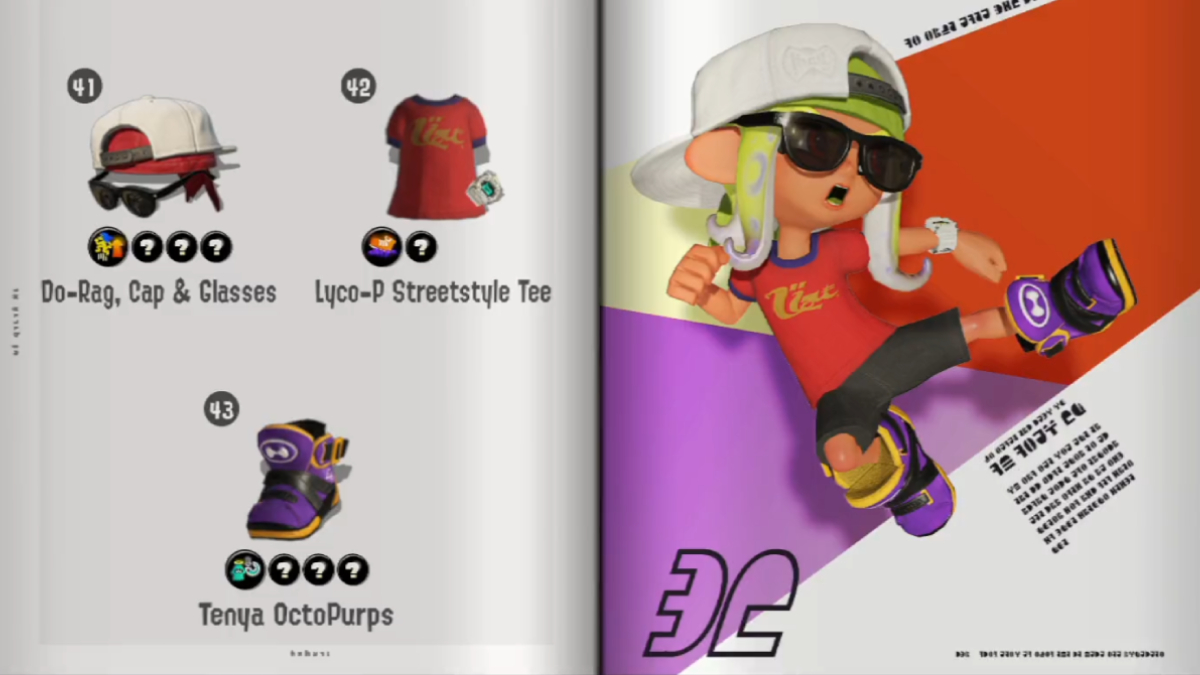 Splatoon 3 Sizzle Season Catalog