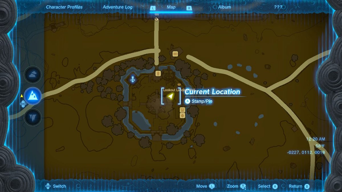 Hetsu Hyrule location in Tears of the Kingdom.