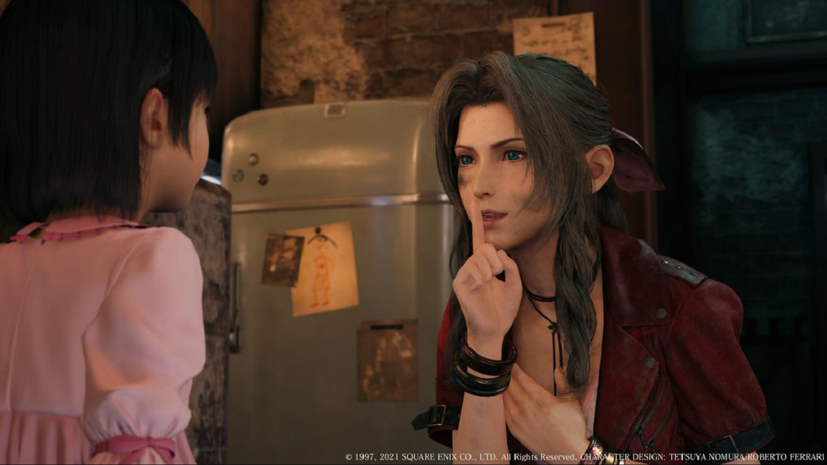 FFVII Remake Marlene Aerith vision