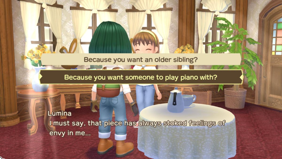 Lumina 2-Heart Event in Story of Seasons: A Wonderful Life.