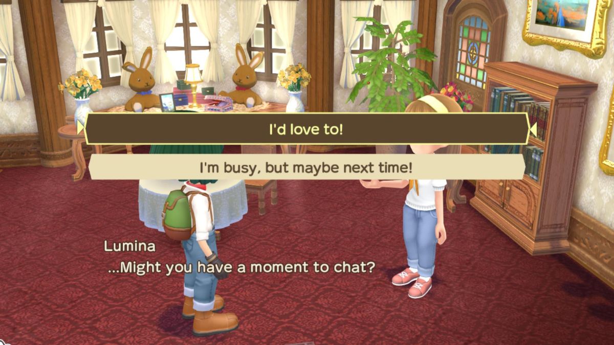 Lumina 2-Heart Event in Story of Seasons: A Wonderful Life.