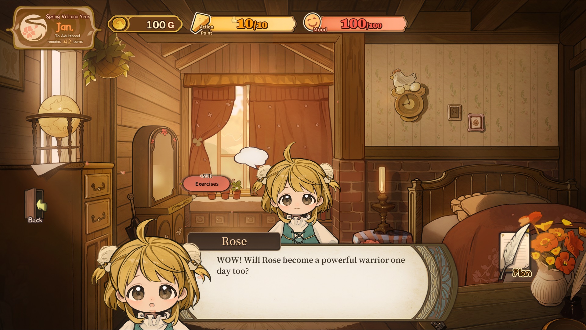 Volcano Princess Improves Upon the Princess Maker Genre