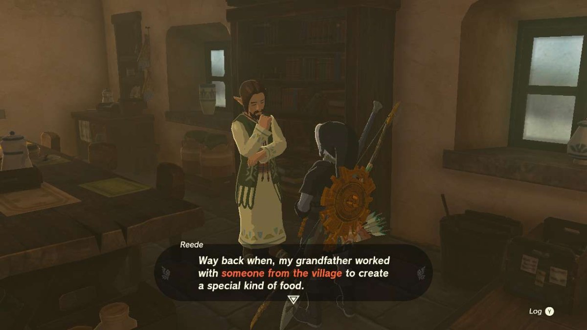 Link starting A New Signature Food side quest in Tears of the Kingdom.