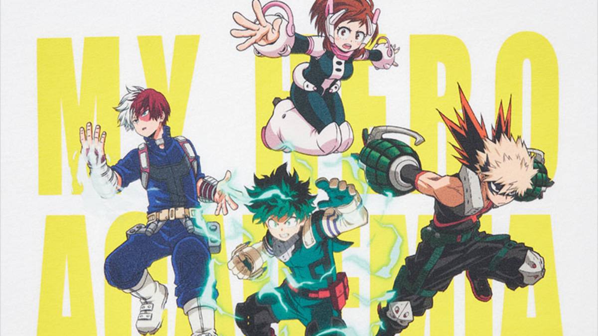 6 My Hero Academia Shirts Come to Uniqlo