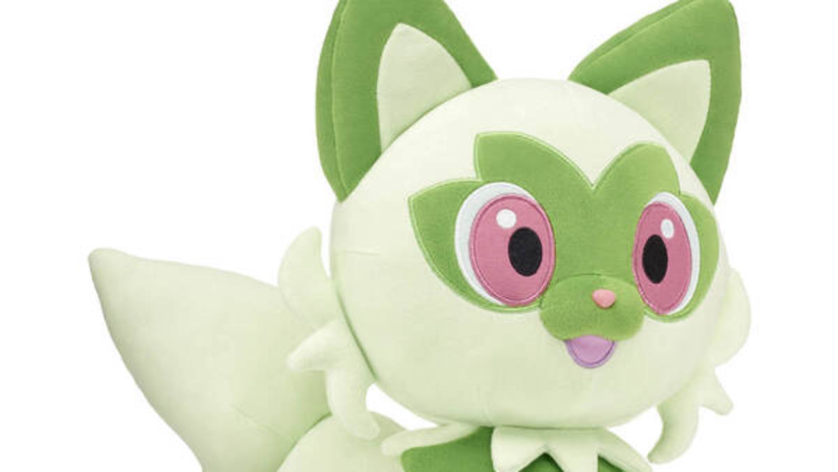 Sprigatito Plush Joins Pokemon Build-a-Bear Collection