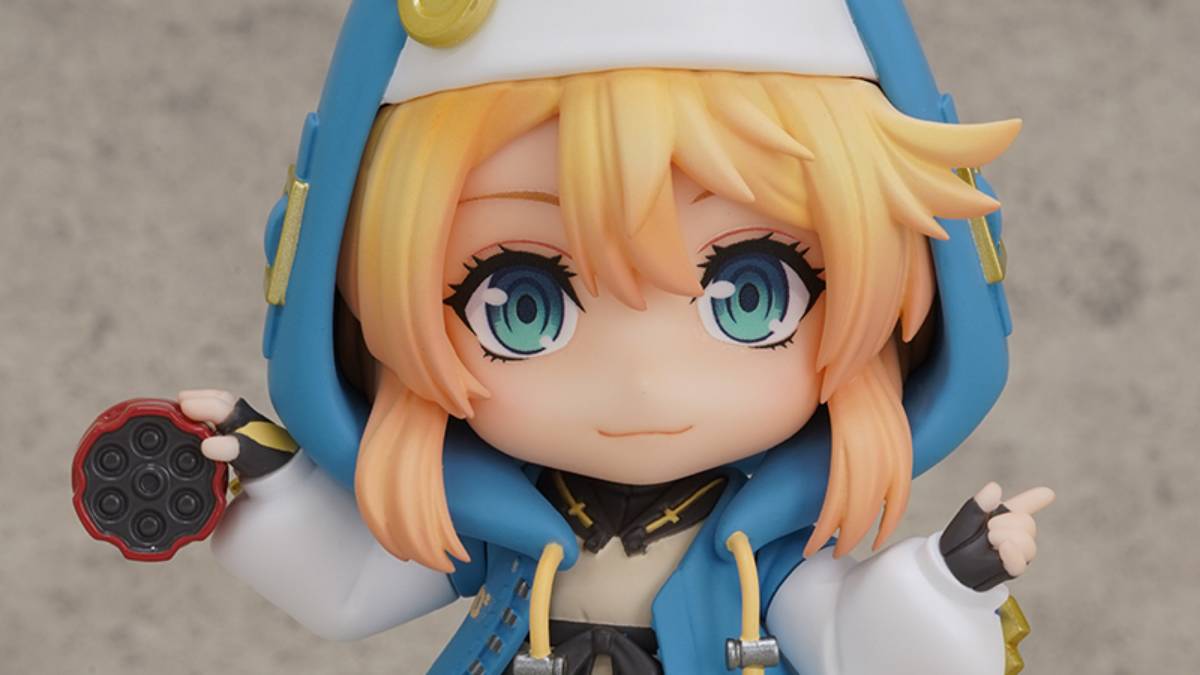 Guilty Gear Bridget Nendoroid and Sol and Kiske Plush Shown