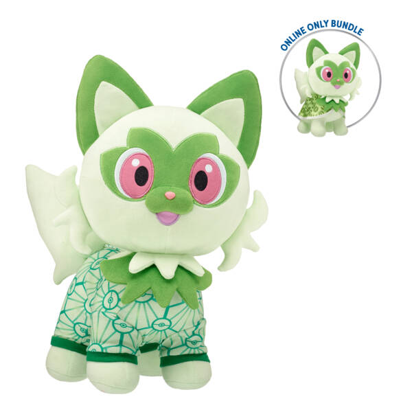 Sprigatito Plush Joins Pokemon Build-a-Bear Collection