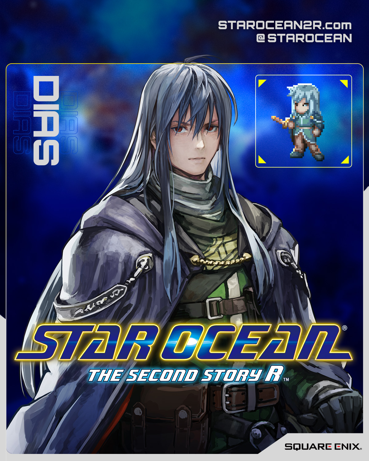 Star Ocean: The Second Story R Ashton, Celine, and Dias Art Shared