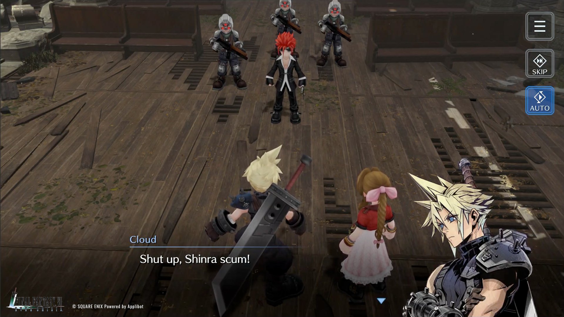 FFVII and Crisis Core FFVII Ever Crisis Screenshots Shared