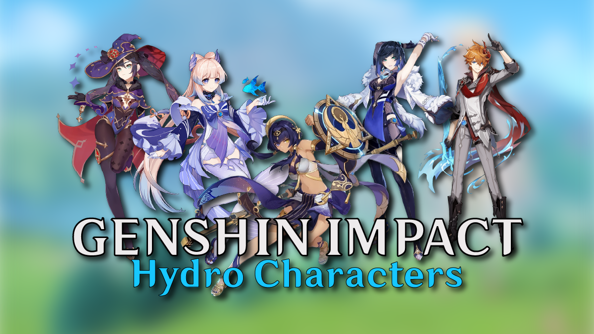 Genshin Impact Hydro Characters