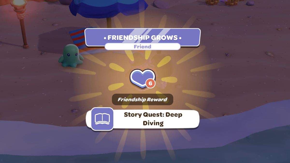 Screenshot of level six Kuromi friendship.