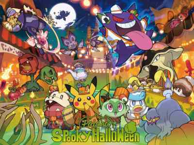 Paldea Spooky Halloween Pokemon Center Halloween