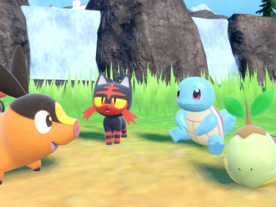 Pokemon Starters in Scarlet Violet DLC