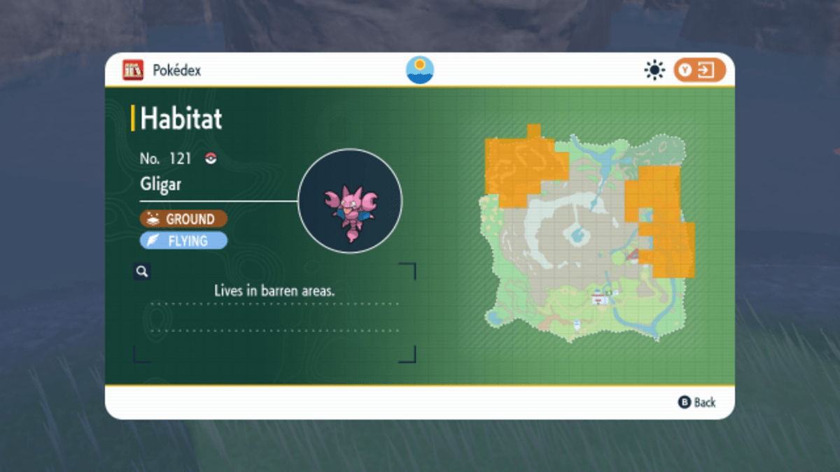 How to evolve Gligar in Pokemon Scarlet and Violet The Teal Mask