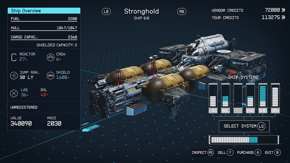 How to get more ship storage in Starfield