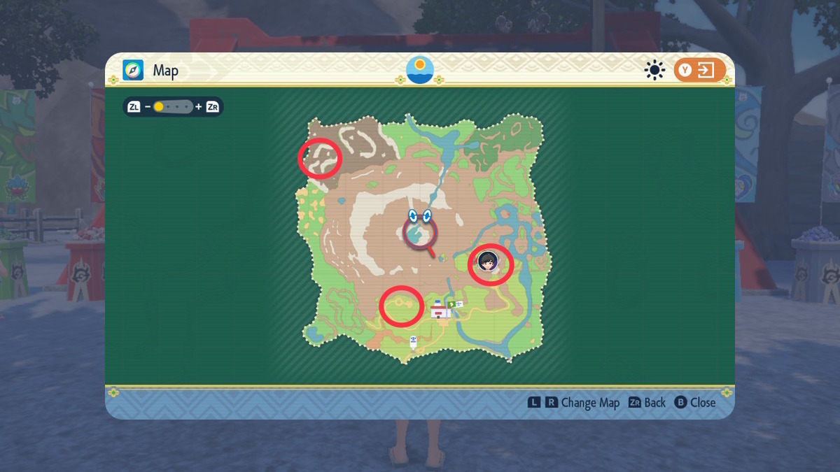 Where are the Kitakami signboards in Pokemon Scarlet and Violet The Teal Mask