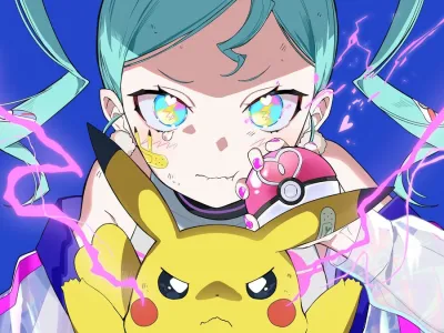 Hatsune Miku x Pokemon Project Voltage