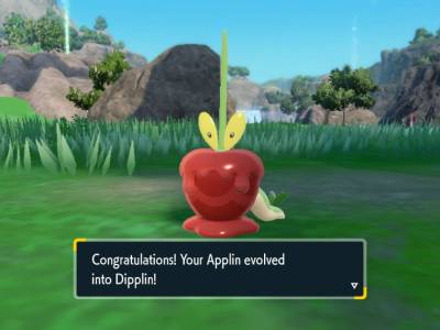 How to Evolve Applin into Dipplin in Pokemon Scarlet and Violet 1