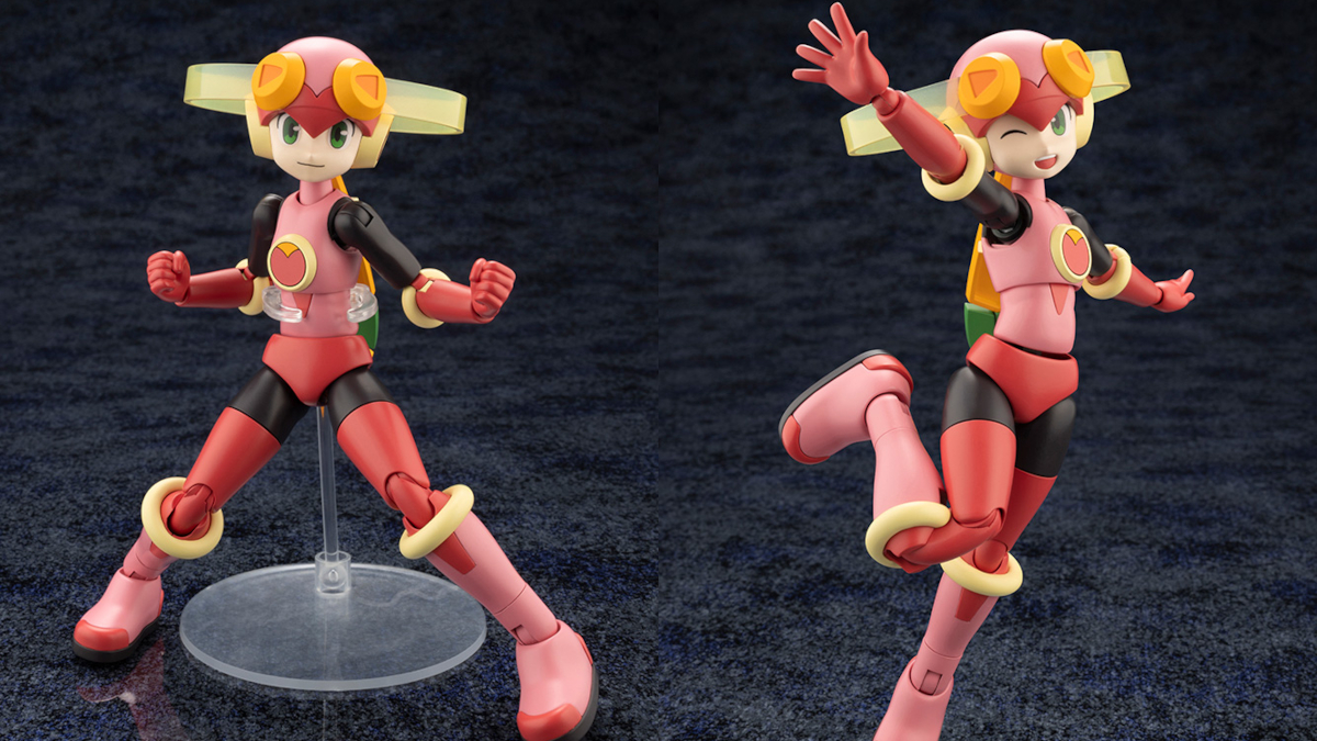 Mega Man Battle Network Roll Model Kit Prototype Revealed