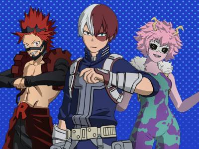 My Hero Academia Characters Shoto, Red Riot, and Pinky Join Fortnite