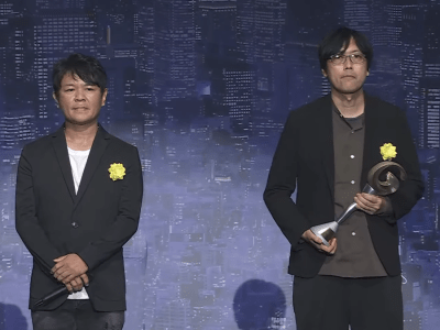 Ryozo Tsujimoto and Yoshitake Suzuki receive Japan Game Awards 2023 Grand Award for Monster Hunter Rise Sunbreak
