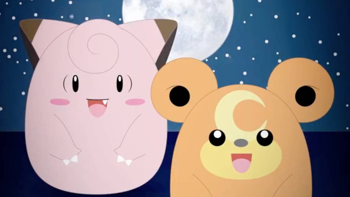 Squishmallow Clefairy and Teddiursa Teased Pokemon Plush