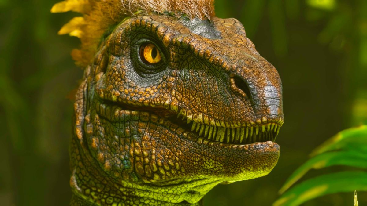 Screenshot of a dinosaur in ARK: Survival Ascended.