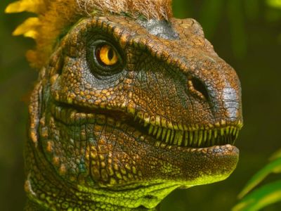 Screenshot of a dinosaur in ARK: Survival Ascended.