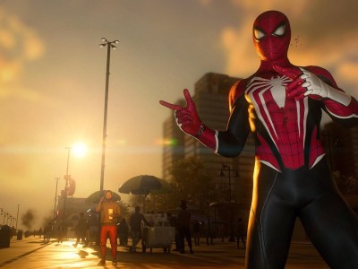Peter poses in the sun in Marvel's Spider-Man 2