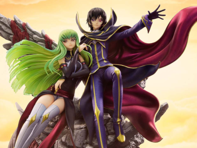 Code Geass Lelouch and CC statues by Prime 1 Studio