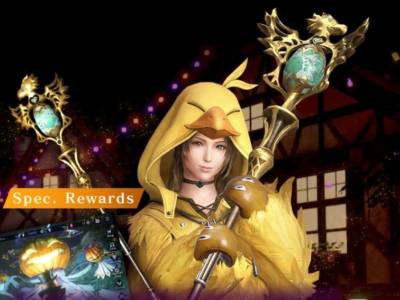 Final Fantasy VII Ever Crisis Halloween Event Gives Aerith a Chocobo Costume