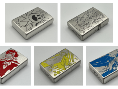 Persona and SMT V Zippo lighters
