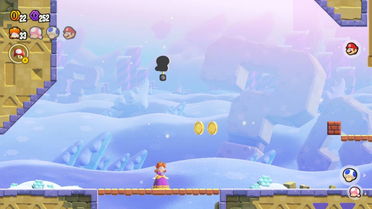 Where are the five Super Mario Bros Wonder Puzzling Park Wonder Token locations
