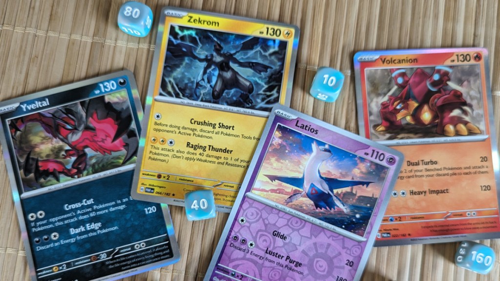 trading card game yveltal zekrom latios volcanion