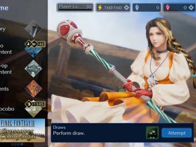 Aerith FFIX Garnet Gear Shown in FFVII Ever Crisis Wallpaper, Trailer