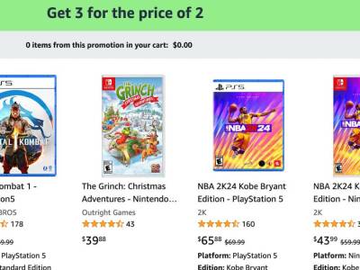 Amazon Buy 2 Get 1 Free Games Sale Starts