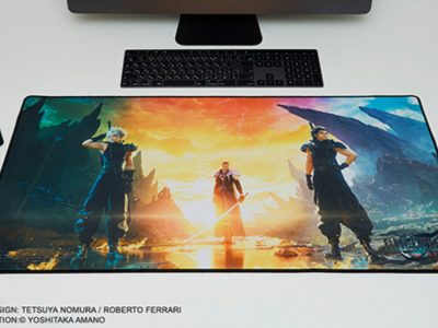 Final Fantasy VII Rebirth and Ever Crisis Mouse Pads and Wall Scrolls