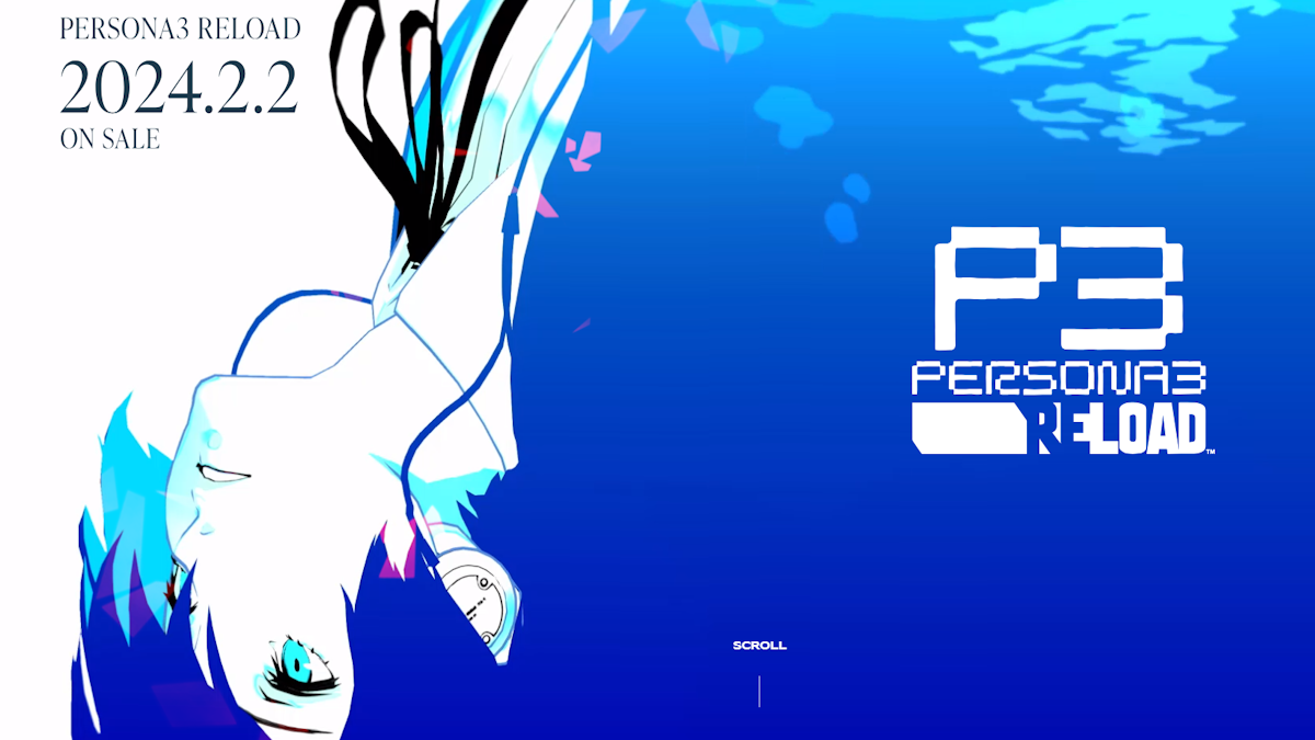 Persona 3 Reload Website Update