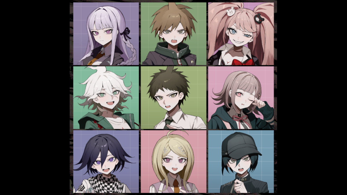 Danganronpa Animate Fair features new character illustrations by Sakusya2