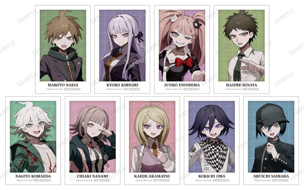 Danganronpa Animate Fair - purchase campaign bonus samples