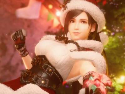 FFVII Ever Crisis Christmas Tifa and Lucia Live Wallpapers Shown