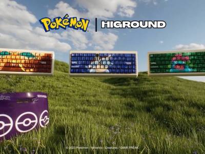 Higround Pokemon Keyboards, Mousepads, and Jelly Bag Announced