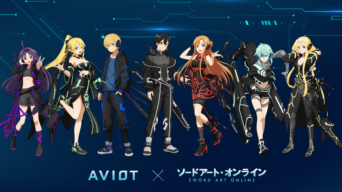 Sword Art Online Aviot earbuds characters