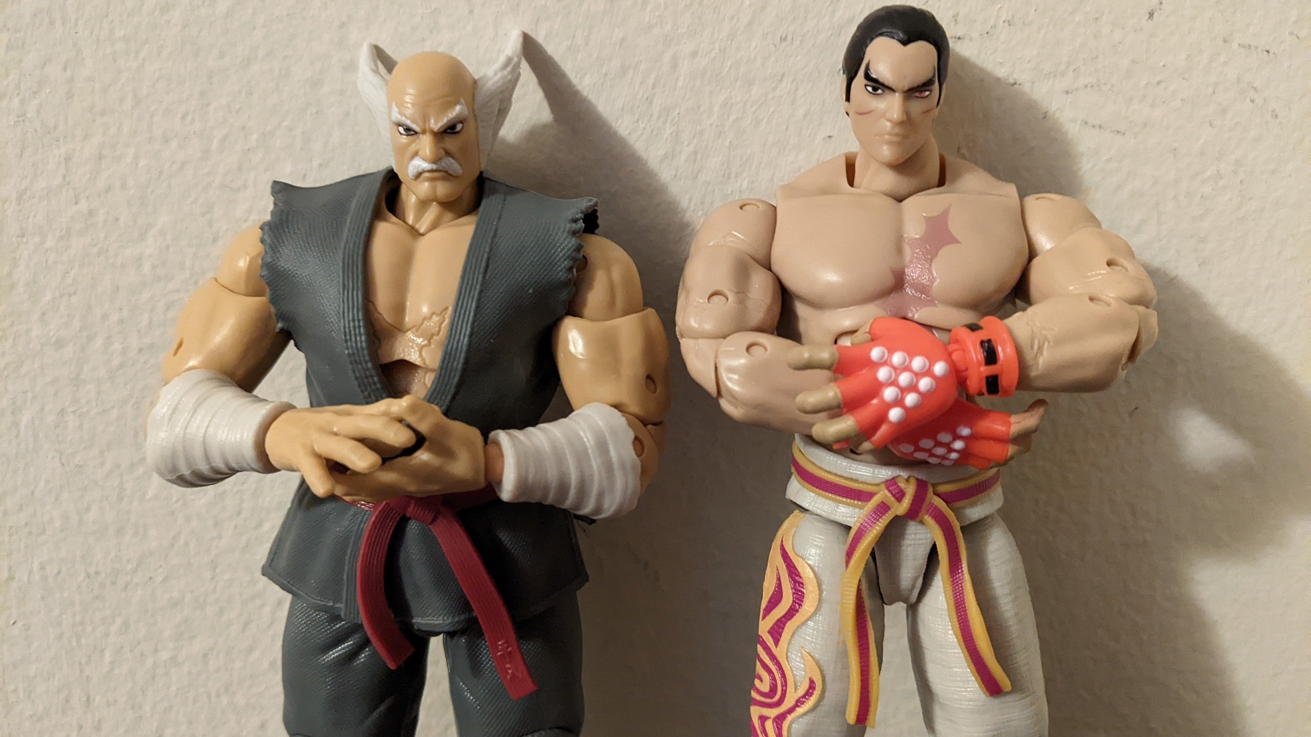 Tekken Kazuya and Heihachi Game Dimension Figures Make a Good Pair