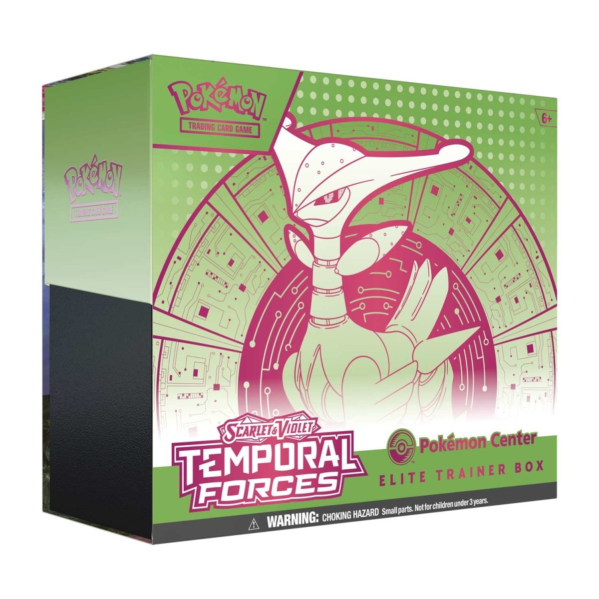 The next new Pokemon Trading Card Game Scarlet & Violet Temporal Forces expansion will debut in March 2024 with ETBs and boosters.