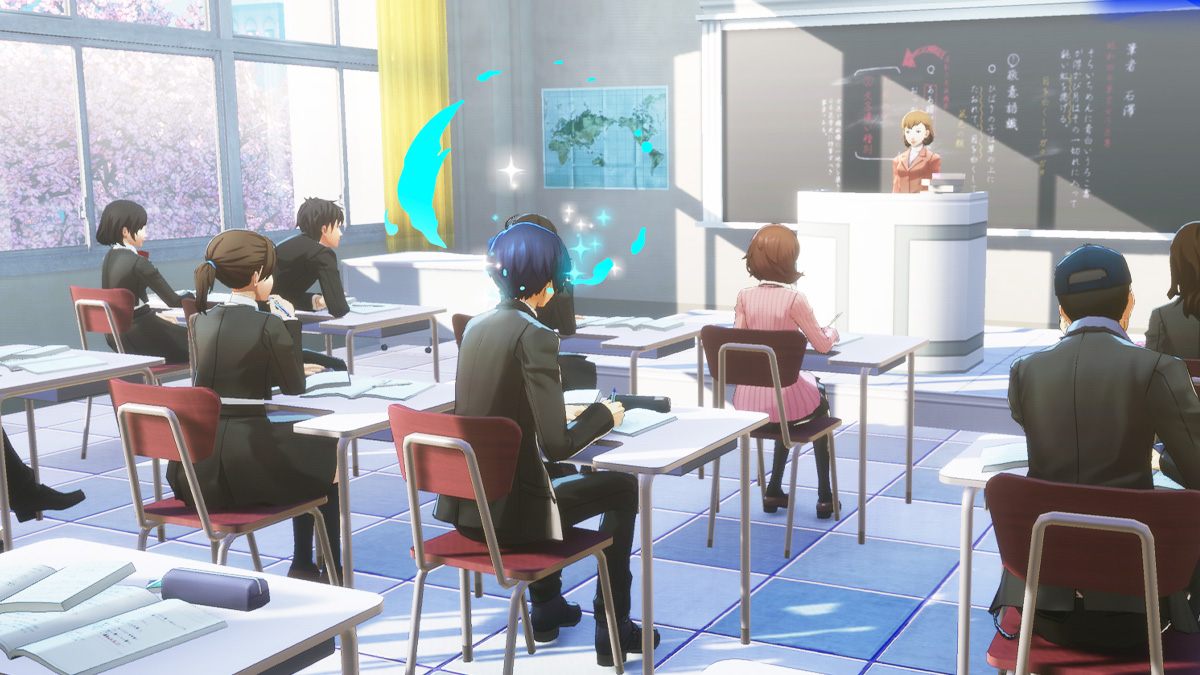 Should You Close Your Eyes During Class in Persona 3 Reload?