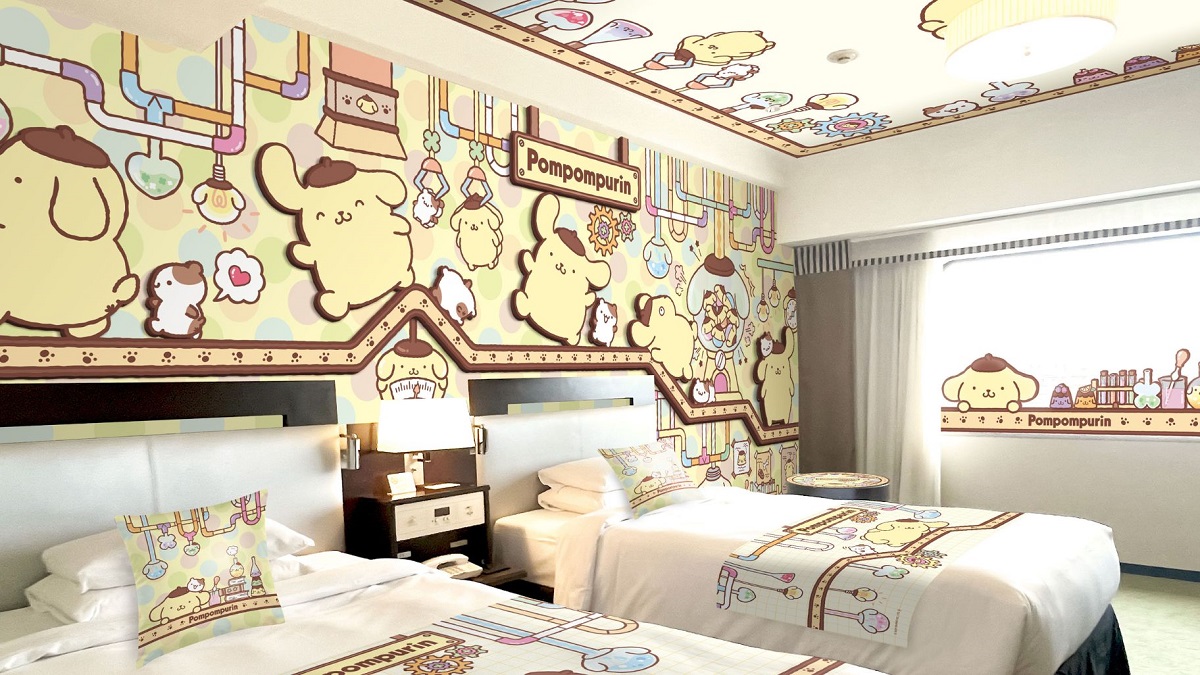 pompompurin hotel rooms 2